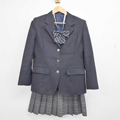 【中古】東京都 小岩高等学校 女子制服 4点 (ブレザー・スカート) sf085995