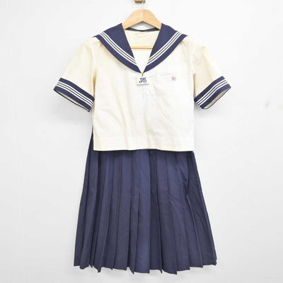 【中古】東京都 砂町中学校 女子制服 2点 (セーラー服・スカート) sf085998