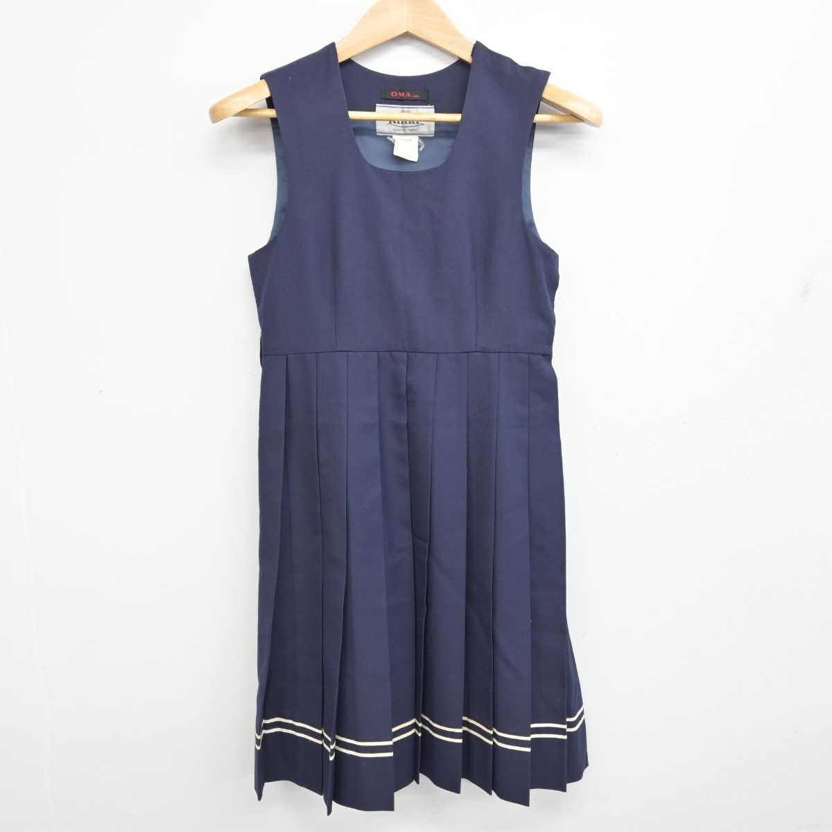 【中古】佐賀県 佐賀市思斉館中学部 女子制服 1点 (ジャンパースカート) sf086000