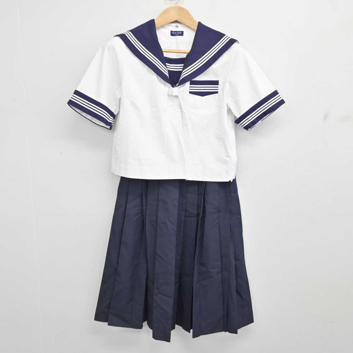 中古】栃木県 那須塩原市立三島中学校 女子制服 3点 (セーラー服 中古】栃木県 那須塩原市立三島中学校 女子制服 3点 (セーラー服