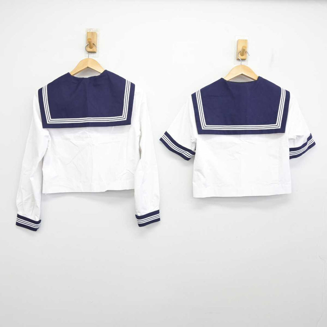 中古】栃木県 那須塩原市立三島中学校 女子制服 3点 (セーラー服