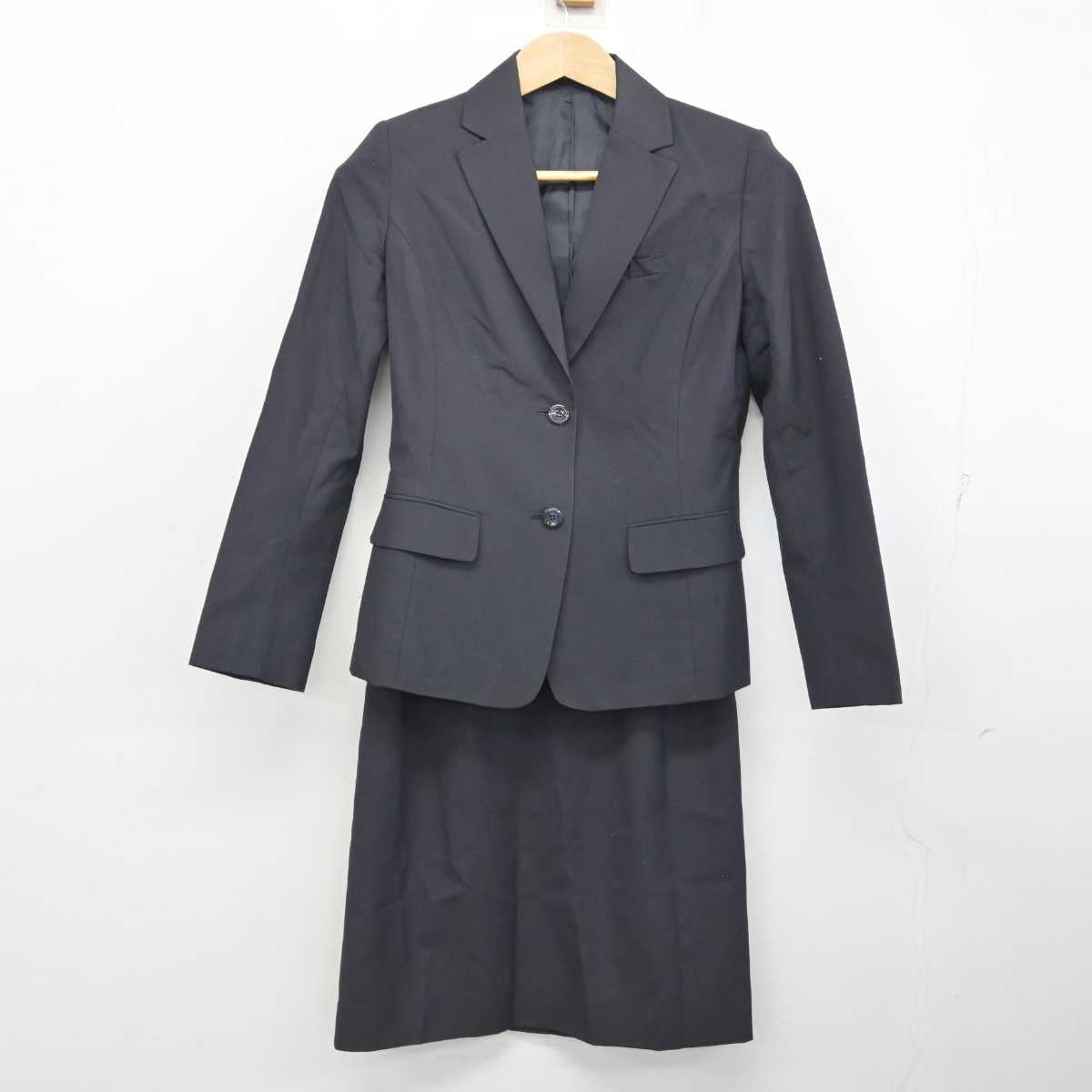 【中古】 事務服 女子制服 3点 (ブレザー・ベスト・スカート) sf086041