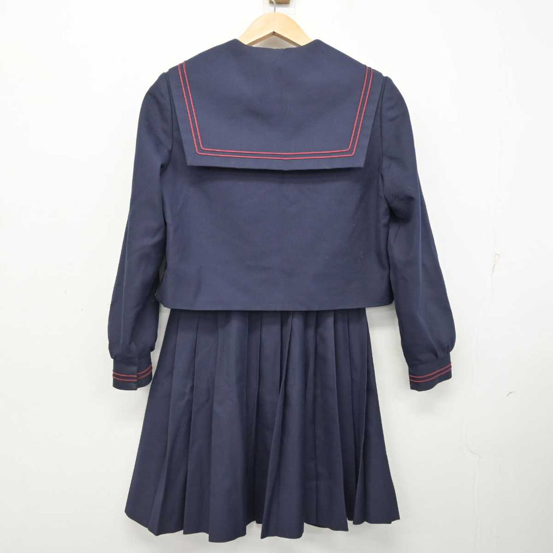 中古】大阪府 淀中学校 女子制服 3点 (セーラー服・スカート