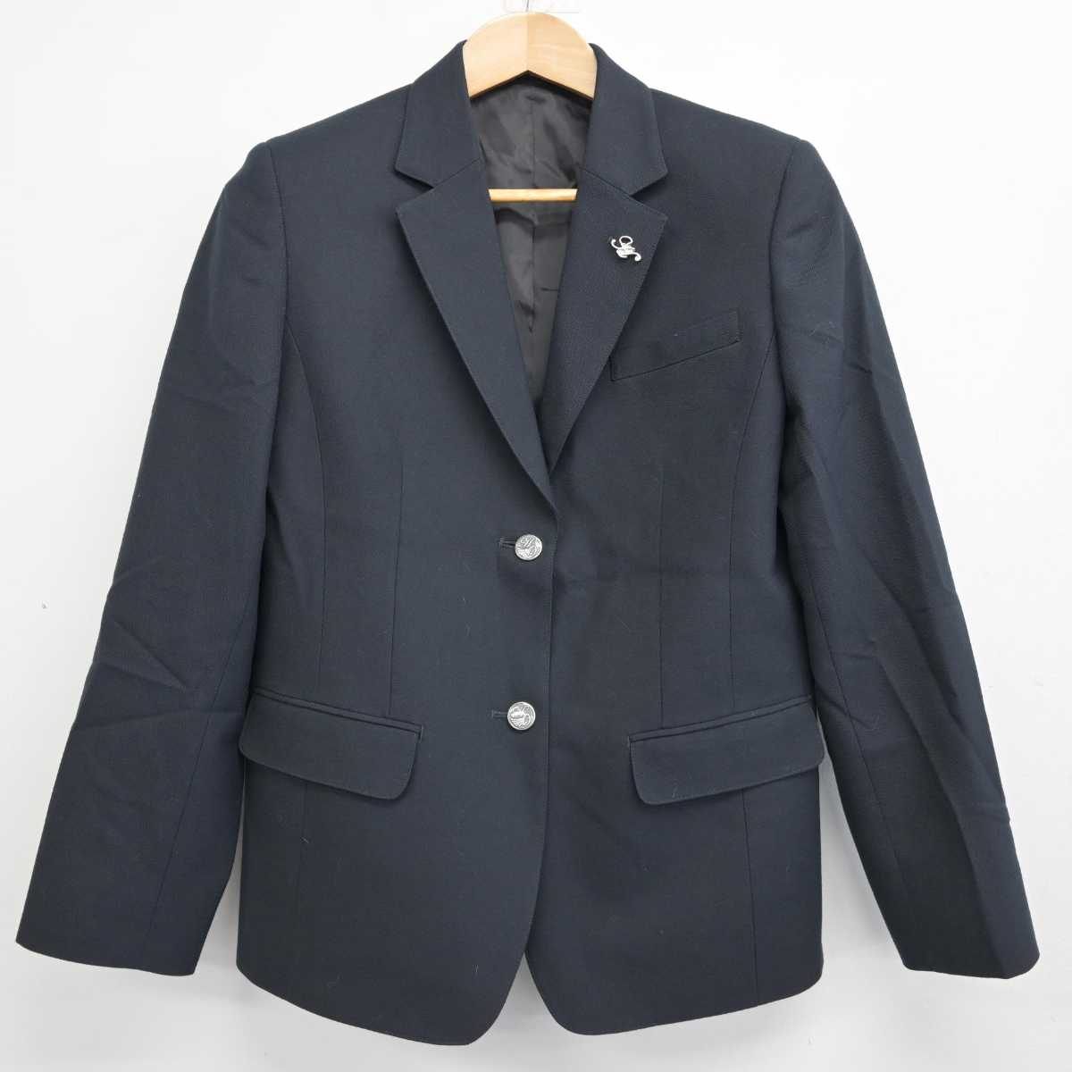 【中古】鹿児島県 鳳凰高等学校 女子制服 4点 (ブレザー・シャツ・スカート) sf086193