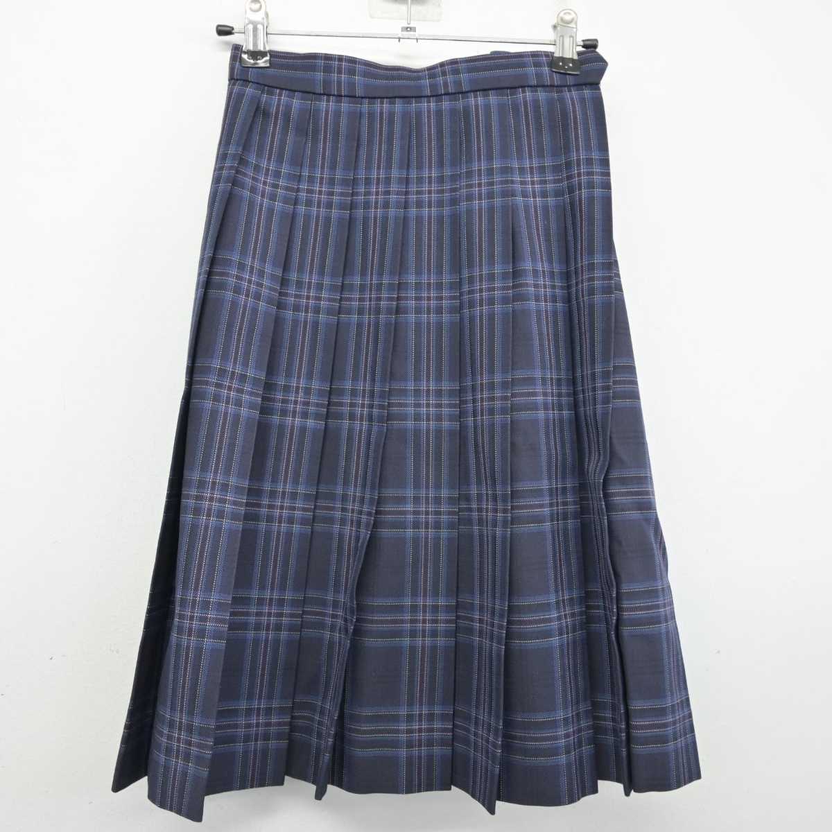 【中古】神奈川県 中央大学附属横浜中学校・高等学校 女子制服 4点 (ブレザー・シャツ・スカート) sf086200