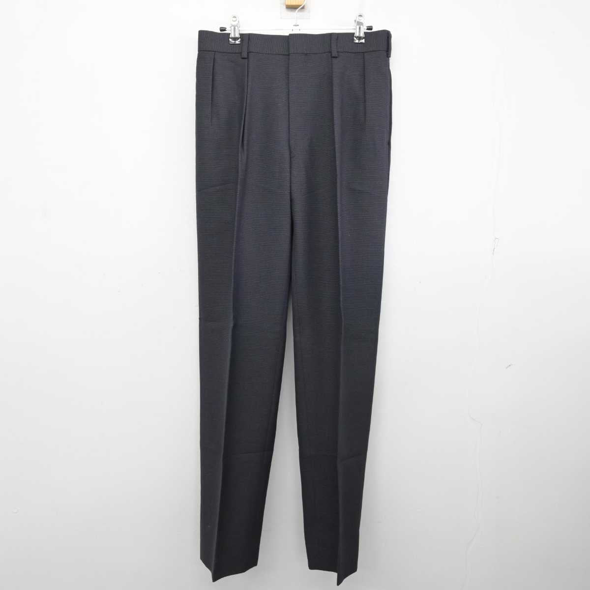 中古】鳥取県 青谷高等学校 男子制服 2点 (ブレザー・ズボン) sf086208