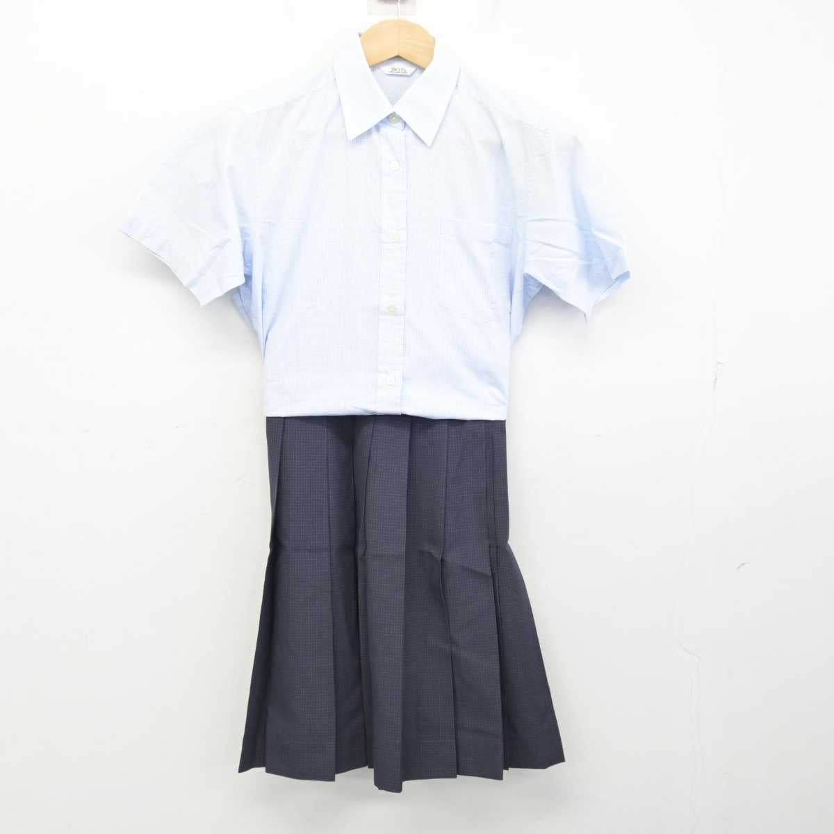 【中古】兵庫県 三田祥雲館高等学校 女子制服 2点 (シャツ・スカート) sf086273