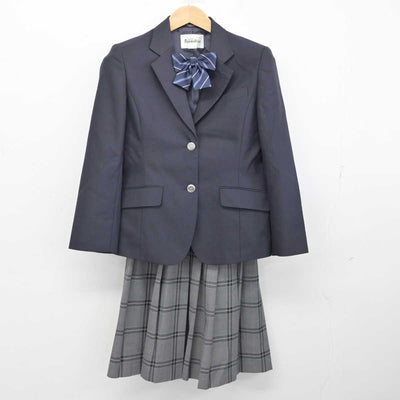 【中古】埼玉県 青柳中学校 女子制服 4点 (ブレザー・スカート) sf086279
