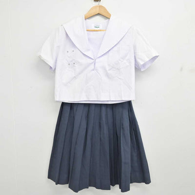 【中古】愛知県 篠目中学校 女子制服 2点 (セーラー服・スカート) sf086295