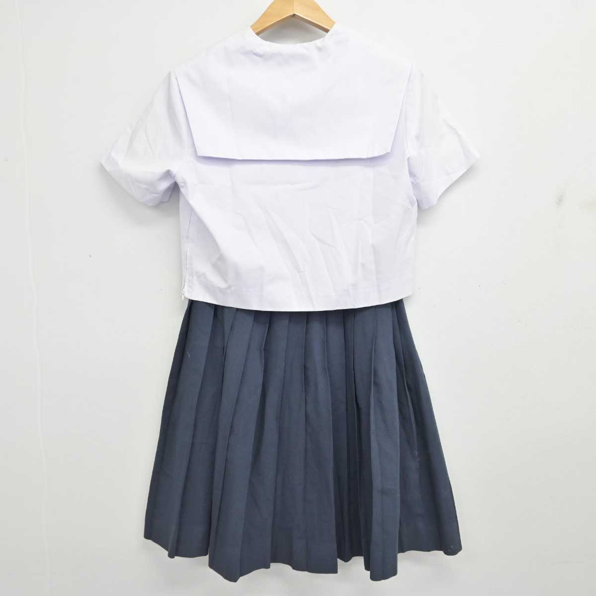 【中古】愛知県 篠目中学校 女子制服 2点 (セーラー服・スカート) sf086295