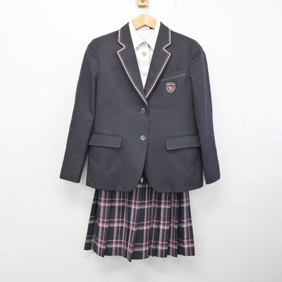 【中古】大阪府 南郷中学校 女子制服 3点 (ブレザー・シャツ・スカート) sf086341