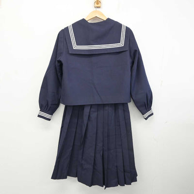 【中古】宮崎県 檍中学校 女子制服 3点 (セーラー服・スカート) sf086355