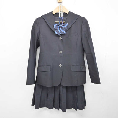【中古】埼玉県 川口市立高等学校 女子制服 3点 (ブレザー・スカート) sf086367