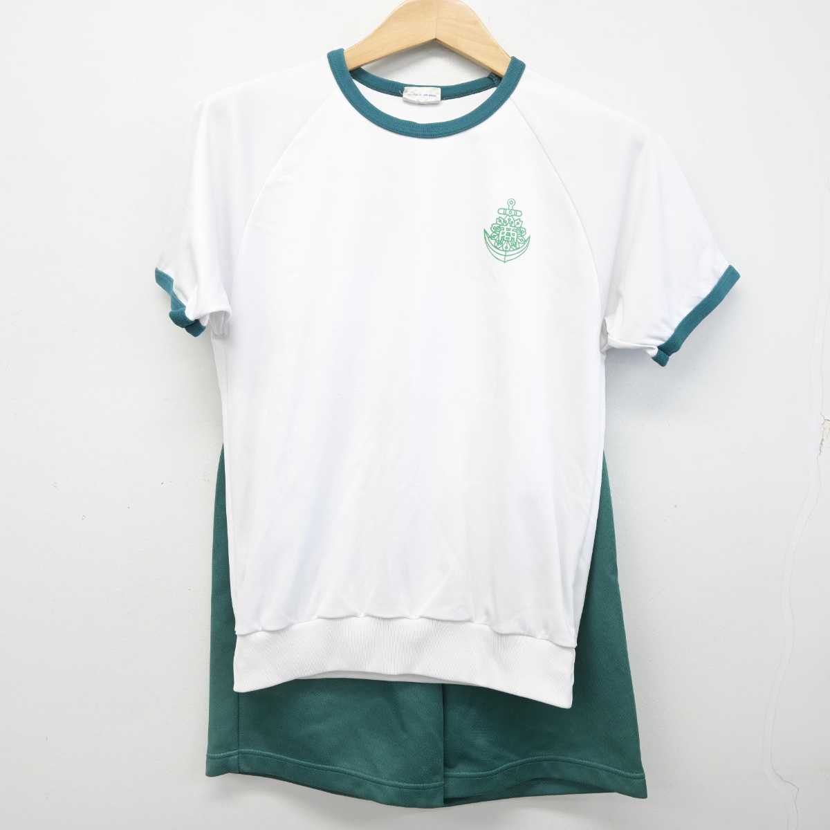 【中古】熊本県 熊本商業高等学校 女子制服 2点 (体操服 上・体操服 下) sf086436