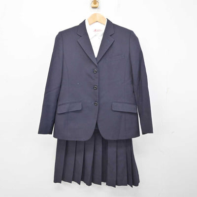 【中古】東京都 東京家政大学附属女子中学校 女子制服 4点 (ブレザー・ニット・シャツ・スカート) sf086464