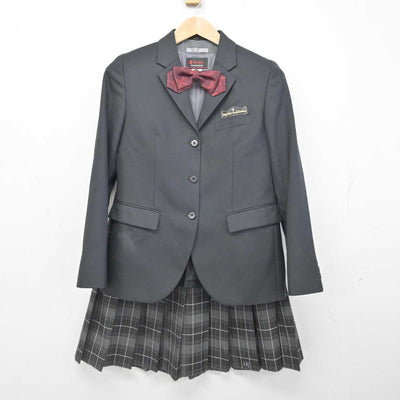 【中古】北海道 東月寒中学校 女子制服 4点 (ブレザー・ベスト・スカート) sf086467