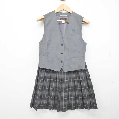 【中古】北海道 東月寒中学校 女子制服 4点 (ブレザー・ベスト・スカート) sf086467