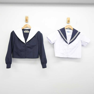 【中古】愛知県 瑞陵高等学校 女子制服 2点 (セーラー服・セーラー服) sf086476