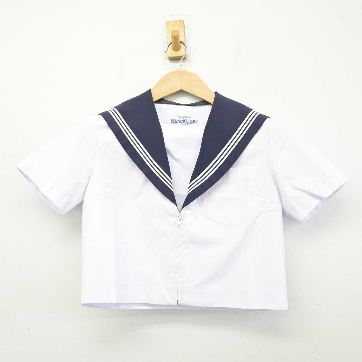 【中古】愛知県 瑞陵高等学校 女子制服 2点 (セーラー服・セーラー服) sf086476