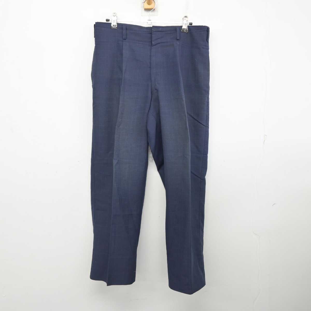【中古】山形県 日本大学山形高等学校 男子制服 2点 (シャツ・ズボン) sf086497