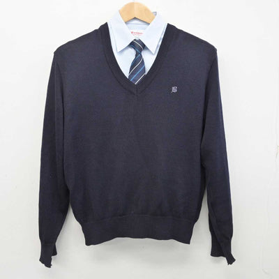【中古】東京都 文化学園大学杉並中学校・高等学校 女子制服 4点 (ニット・シャツ) sf086615