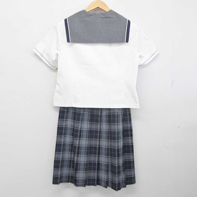 【中古】東京都 文化学園大学杉並中学校・高等学校 女子制服 3点 (セーラー服・スカート) sf086617