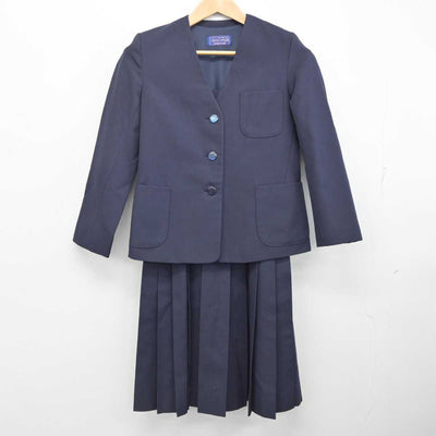 【中古】千葉県 柏市立風早中学校 女子制服 2点 (ブレザー・ジャンパースカート) sf086626