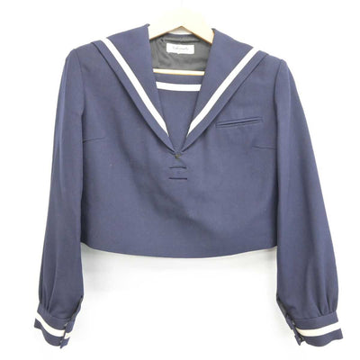 【中古】熊本県 県立第一高等学校 女子制服 2点 (セーラー服・ジャンパースカート) sf086640