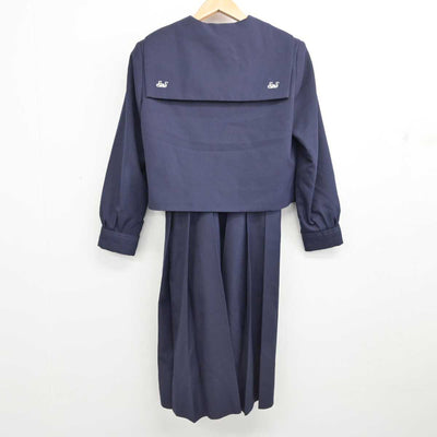 【中古】山梨県 敷島中学校 女子制服 4点 (セーラー服・スカート) sf086651