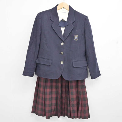 【中古】兵庫県 農業高等学校 女子制服 5点 (ブレザー・ベスト・シャツ・スカート) sf086675