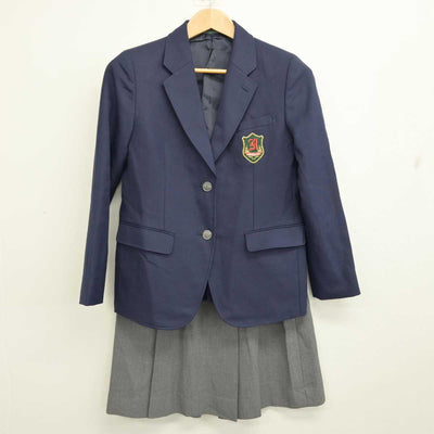 【中古】京都府 京都市立桂中学校 女子制服 3点 (ブレザー・スカート) sf086677