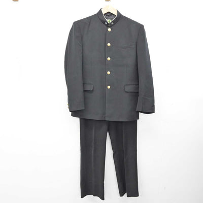 【中古】岐阜県 岐南工業高等学校 男子制服 4点 (学ラン・ズボン) sf086689