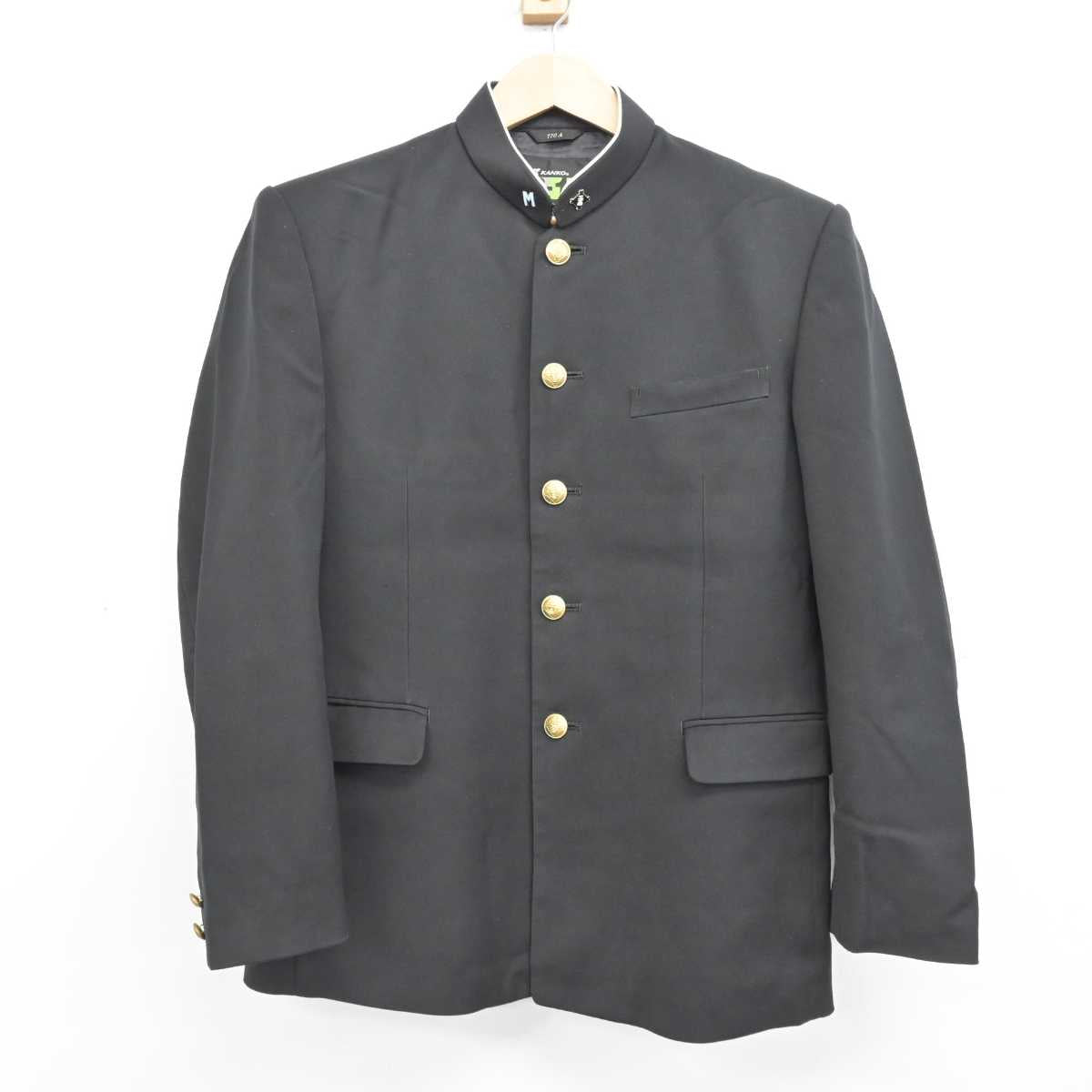 【中古】岐阜県 岐南工業高等学校 男子制服 4点 (学ラン・ズボン) sf086689