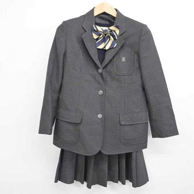 【中古】岐阜県 各務原高等学校 女子制服 4点 (ブレザー・ニット・スカート) sf086690