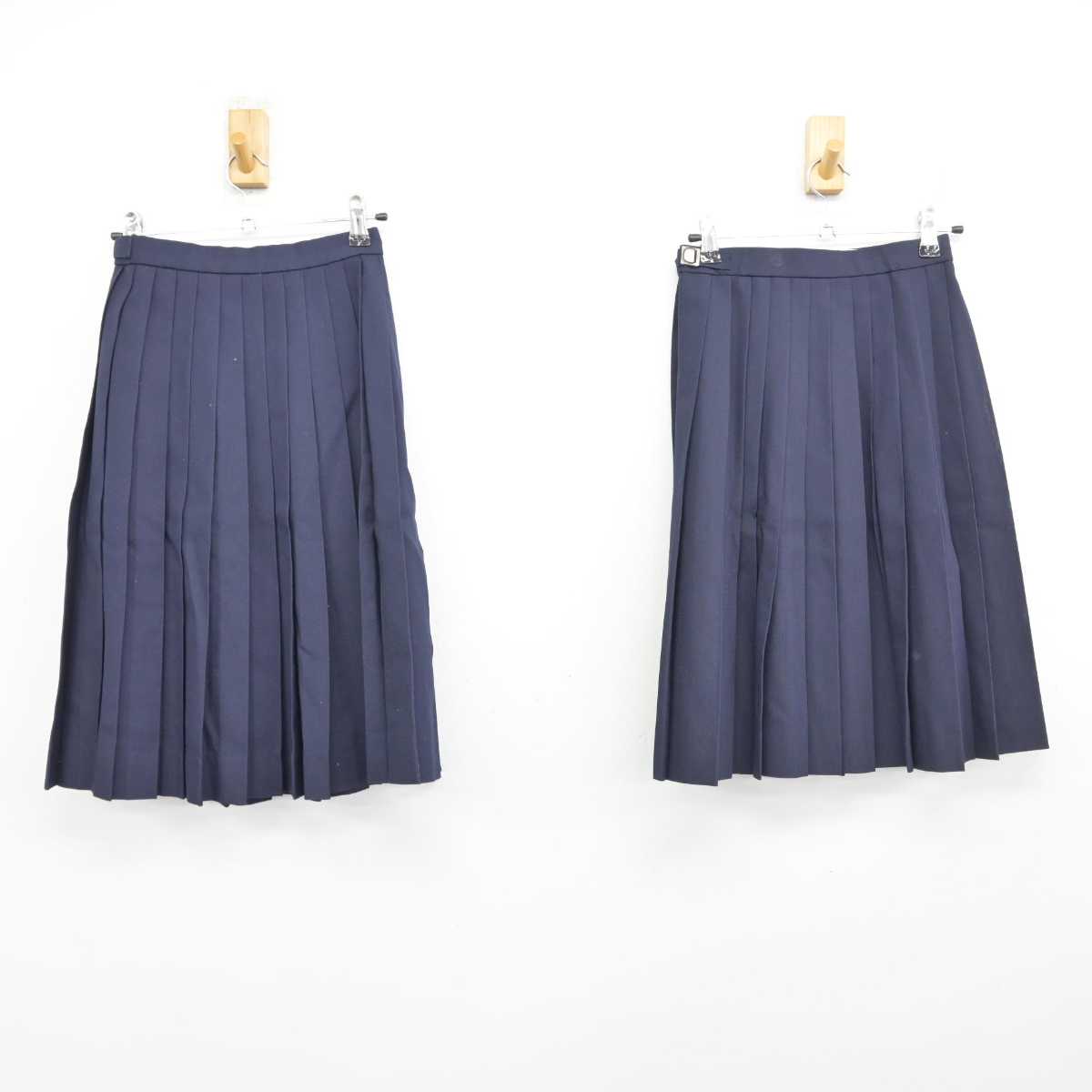 【中古】岐阜県 各務原市立中央中学校 女子制服 2点 (スカート・スカート) sf086693