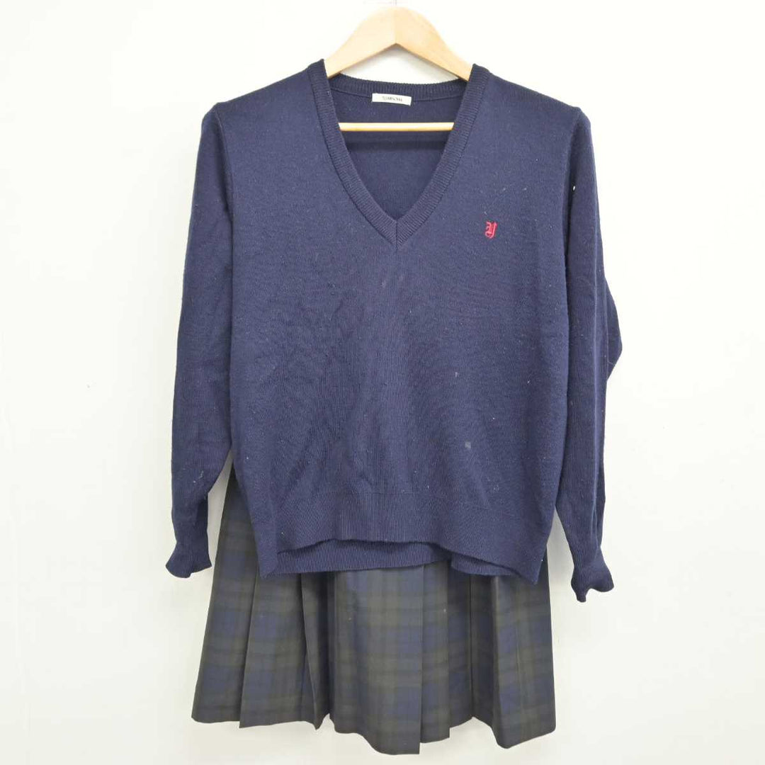 制服上下⭐︎セーター 中古制服】大阪府 阿武野高等学校 女子制服 2点（ニット・ニット