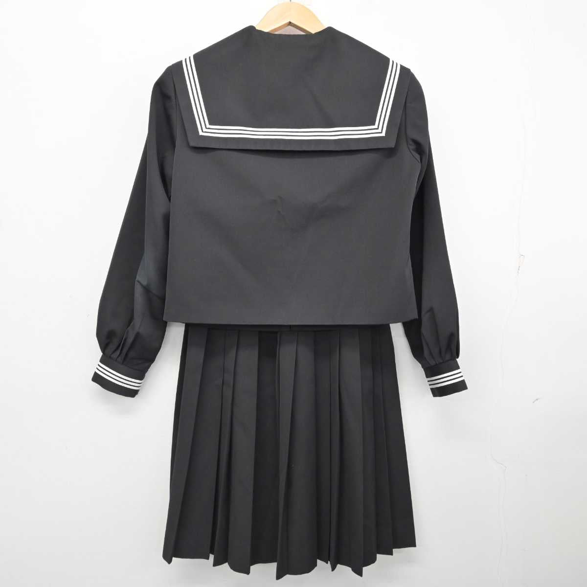 【中古】三重県 嬉野中学校 女子制服 3点 (セーラー服・スカート) sf086716