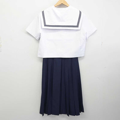 【中古】鹿児島県 甲南高等学校 女子制服 2点 (セーラー服・スカート) sf086801