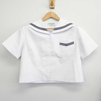 【中古】鹿児島県 甲南高等学校 女子制服 2点 (セーラー服・スカート) sf086801