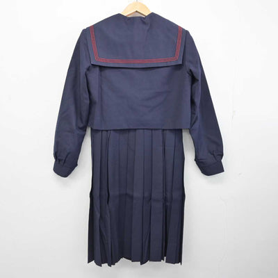 【中古】福岡県 青葉中学校 女子制服 2点 (セーラー服・ジャンパースカート) sf086813