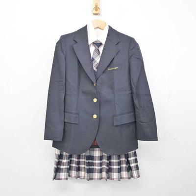 【中古】東京都 駒沢学園女子高等学校 女子制服 4点 (ブレザー・シャツ・スカート) sf086865