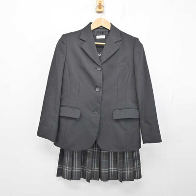 【中古】鹿児島県 学校法人川島学園尚志館高等学校 女子制服 4点 (ブレザー・ニット・スカート) sf086905