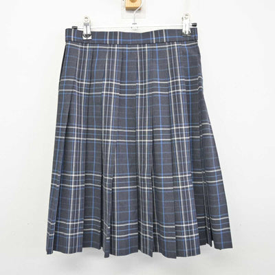 【中古】鹿児島県 学校法人川島学園尚志館高等学校 女子制服 2点 (ニットベスト・スカート) sf086906