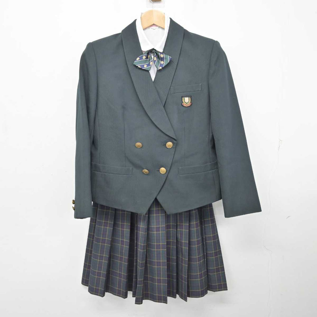 中古】福岡県 二丈中学校 女子制服 5点 (ブレザー・ニットベスト 中古】福岡県 二丈中学校 女子制服 5点 (ブレザー・ニットベスト