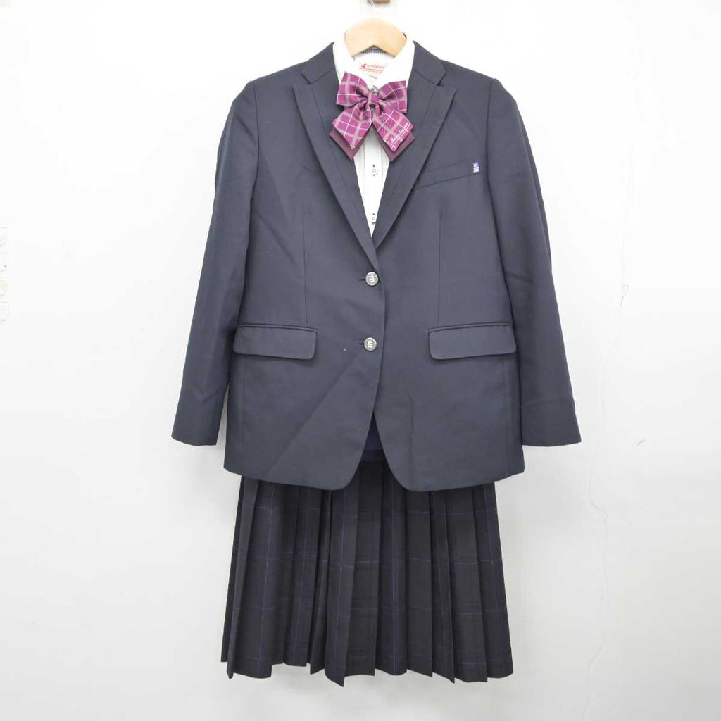 O412 滋賀県 伊香高校 3点セット /M/W64/ブレザー/スカート
