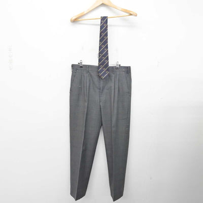 【中古】千葉県 八千代東高等学校 男子制服 3点 (ズボン・ズボン) sf087009