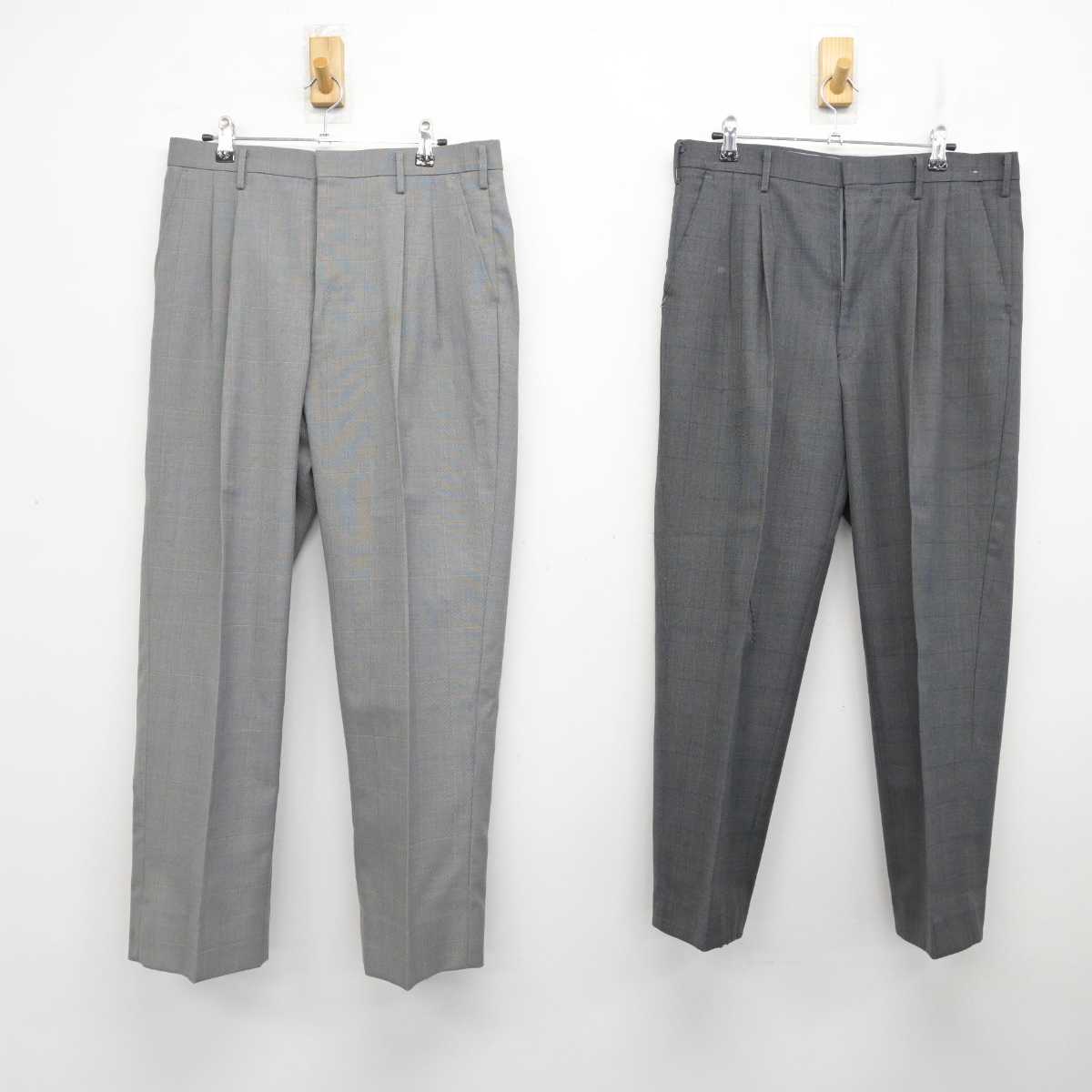 【中古】千葉県 八千代東高等学校 男子制服 3点 (ズボン・ズボン) sf087009