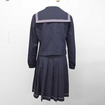 【中古】福島県 須賀川高等学校 女子制服 2点 (セーラー服・スカート) sf087014