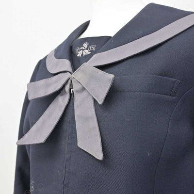 【中古】福島県 須賀川高等学校 女子制服 2点 (セーラー服・スカート) sf087014