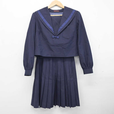 【中古】岐阜県 大垣南高等学校 女子制服 2点 (セーラー服・スカート) sf087018